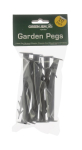 Green Jem 10pc Black Garden Pegs